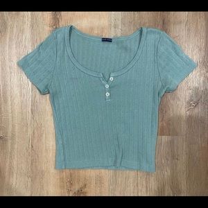 Brandy seafoam Zelly top